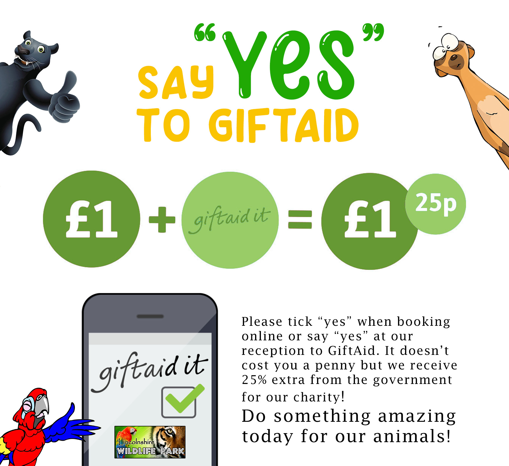 Gift aid, gift aid it, days out, days out with kids, Skegness, zoo near Horncastle, Animal park, Zoo Lincolnshire